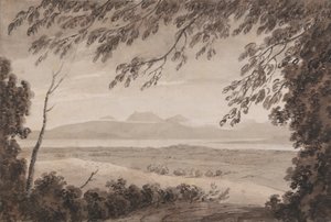 ベルン州のジュネーブ湖 作： John Robert Cozens